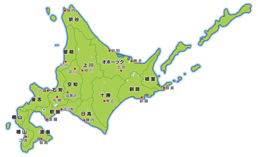 北海道振興局MAP